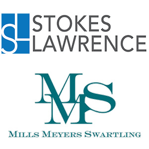 Stokes Lawrence and Mills Meyers logos